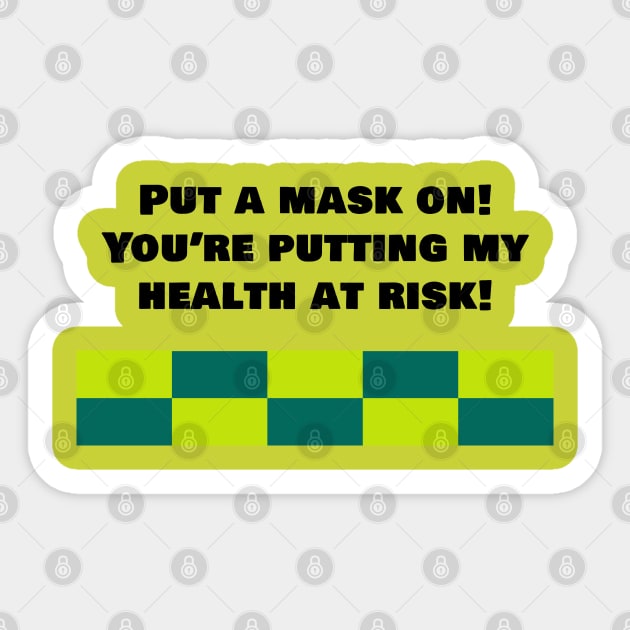 Put a mask on Sticker by MasterChefFR